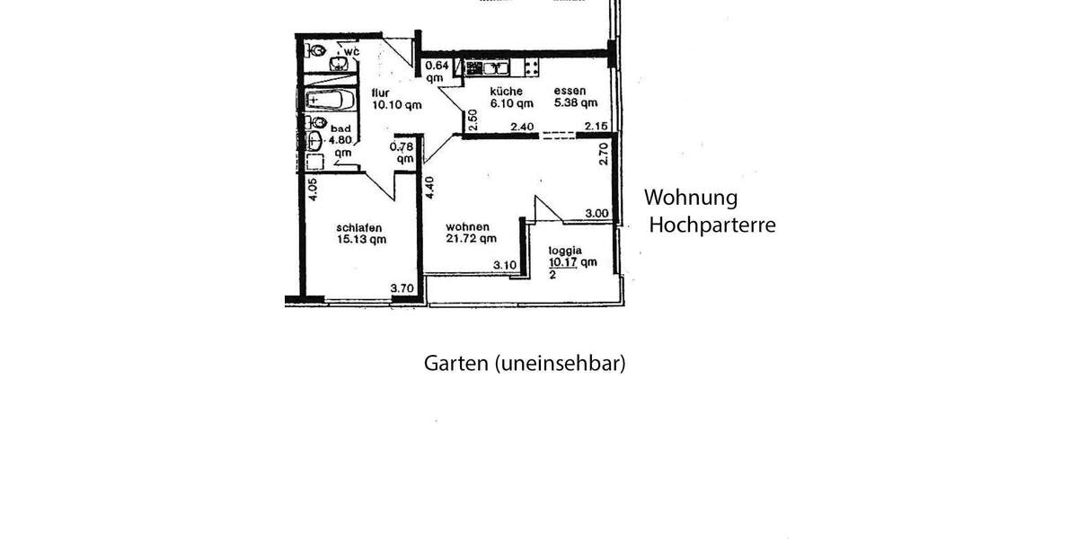 Etagenwohnung Frankfurt Eschersheim - 2 Zimmer, 71 m&sup2;, 339.000&euro; | Angebot:25744681