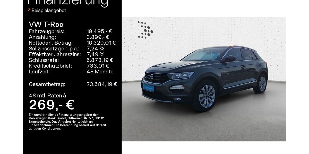 VW T-Roc 79.000 km 19.495 &euro; Büdingen-Düdelsheim 63654