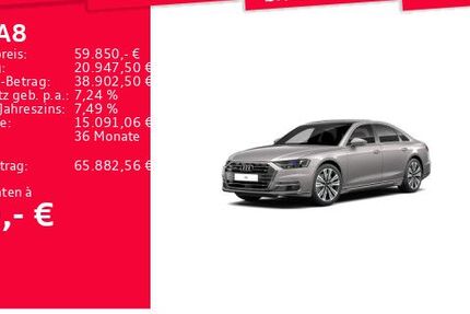Audi A8 42.263 km 59.850 &euro; Frankfurt am Main 60314