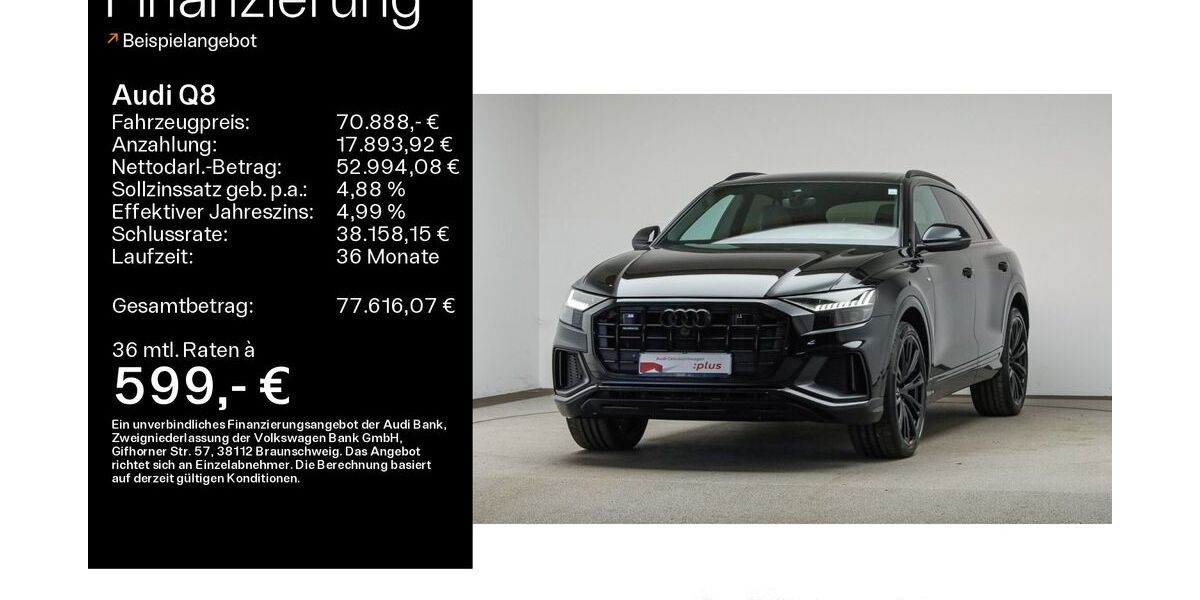Audi Q8 56.100 km 68.888 &euro; Mühlheim 63165