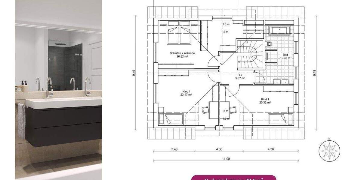 Einfamilienhaus Sommerkahl - 7 Zimmer, 188 m&sup2;, 650.000&euro; | Angebot:25799892