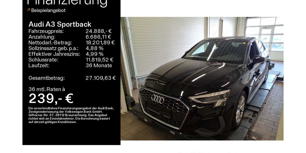 Audi A3 71.200 km 24.888 &euro; Mühlheim 63165