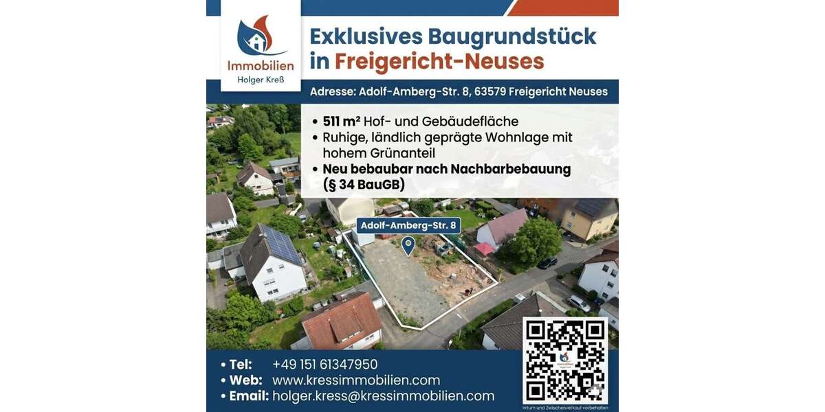 Grundstück Freigericht - 355.000&euro; | Angebot:26591926