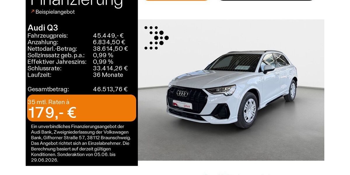 Audi Q3 8.200 km 45.449 &euro; Büdingen-Düdelsheim 63654