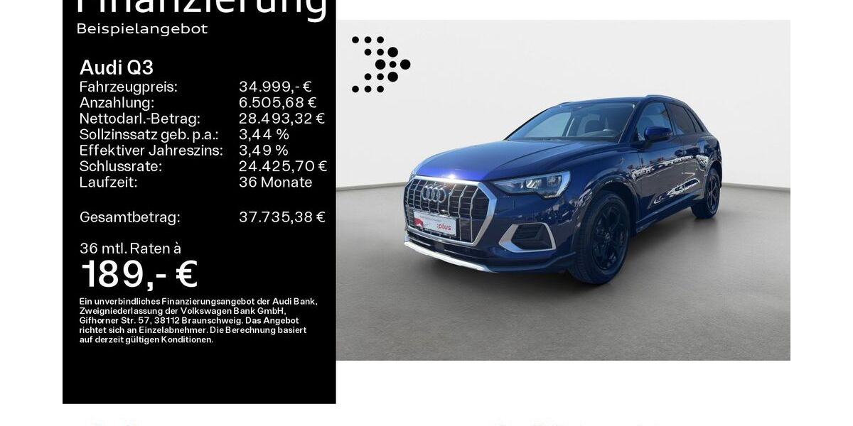 Audi Q3 11.700 km 34.999 &euro; Hanau 63452
