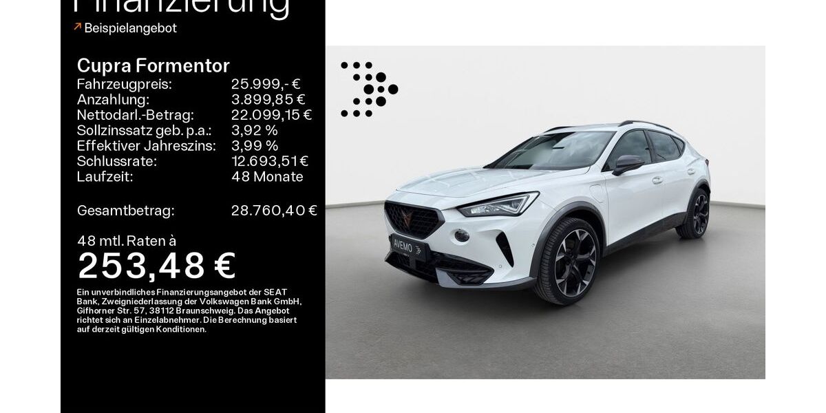 Cupra Formentor 21.800 km 25.999 &euro; Büdingen-Düdelsheim 63654