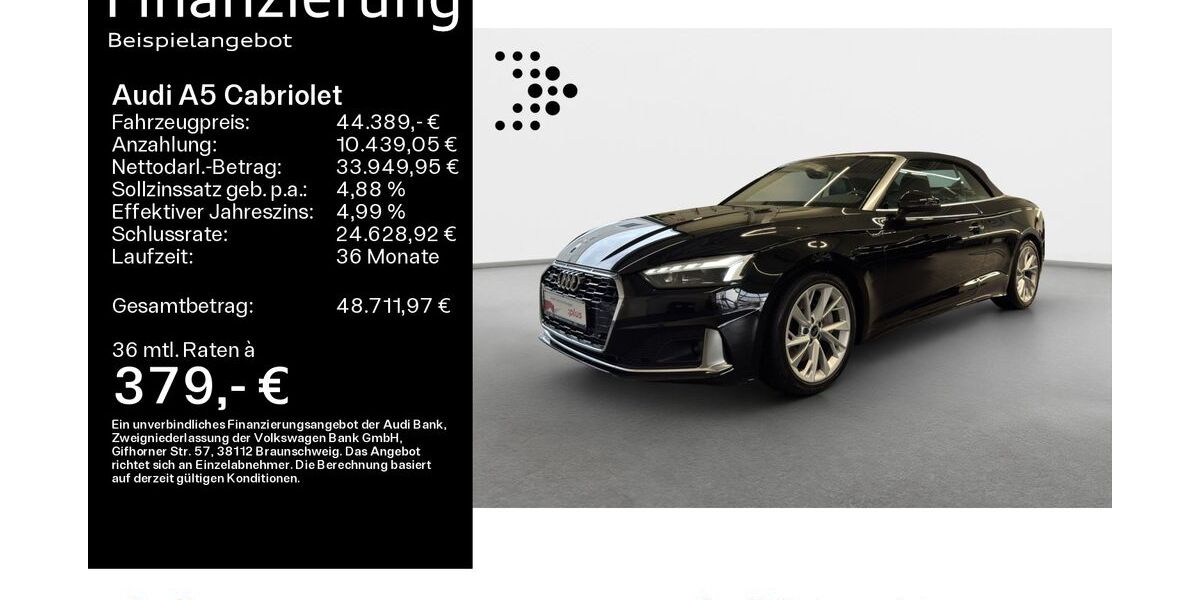 Audi A5 63.700 km 44.389 &euro; Hanau 63452