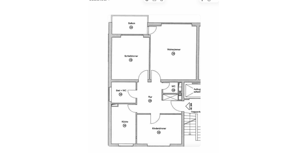 Etagenwohnung Eschborn - 3 Zimmer, 76 m&sup2;, 265.000&euro; | Angebot:25662408