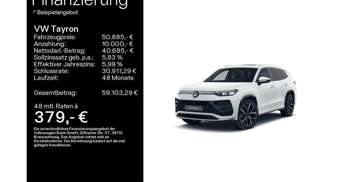 VW Tayron 16.900 km 50.475 &euro; Mühlheim 63165