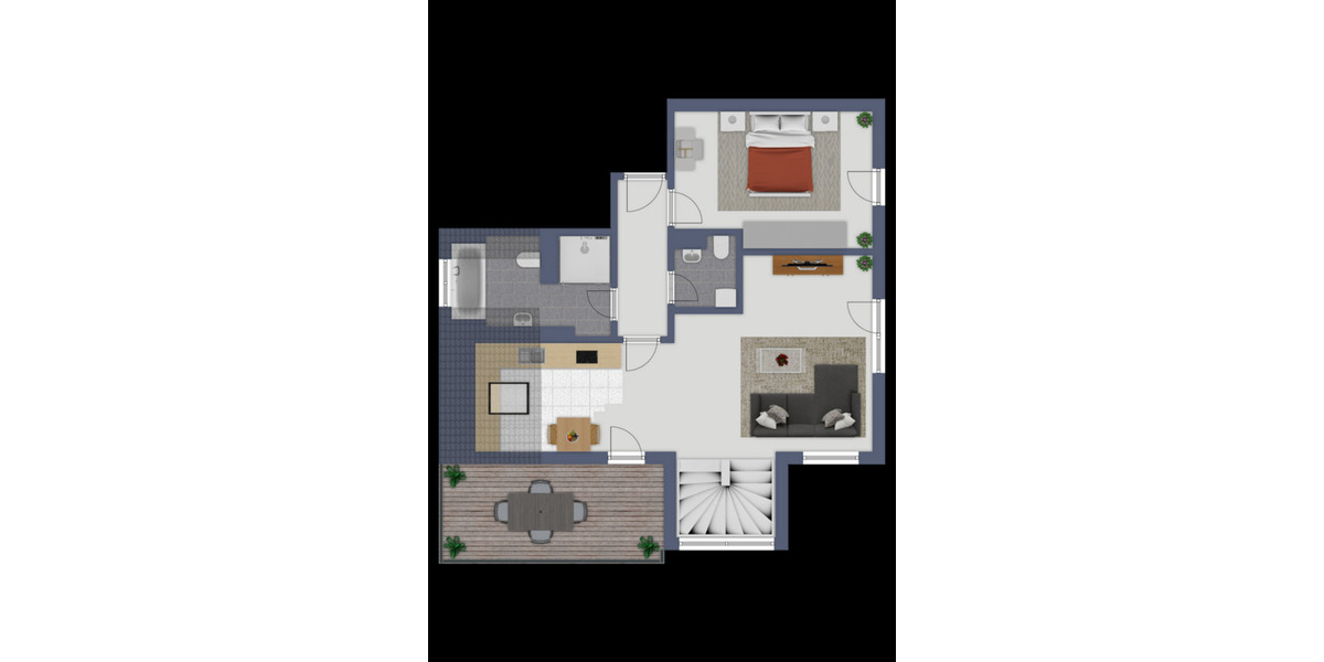 Etagenwohnung Frankfurt am Main Bergen-Enkheim - 2 Zimmer, 87 m&sup2;, 1.525&euro; | Angebot:23406603