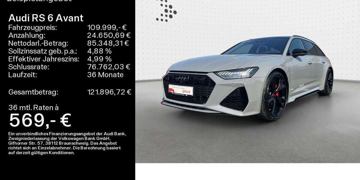 Audi RS6 24.400 km 109.999 &euro; Hanau 63452