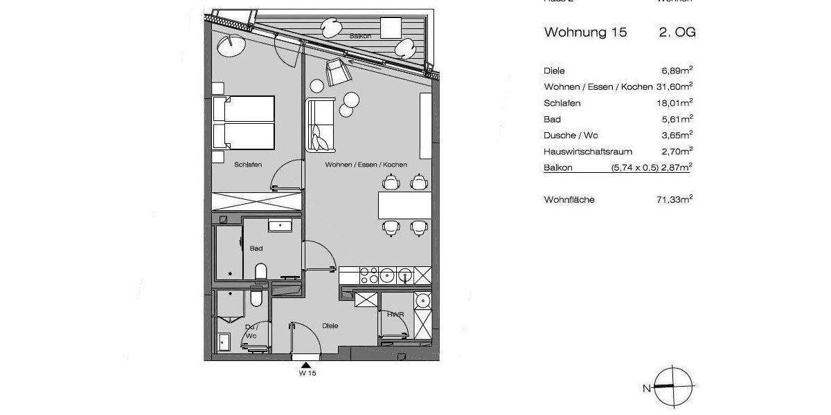 Etagenwohnung Frankfurt am Main Innenstadt - 2 Zimmer, 71 m&sup2;, 645.000&euro; | Angebot:25695560
