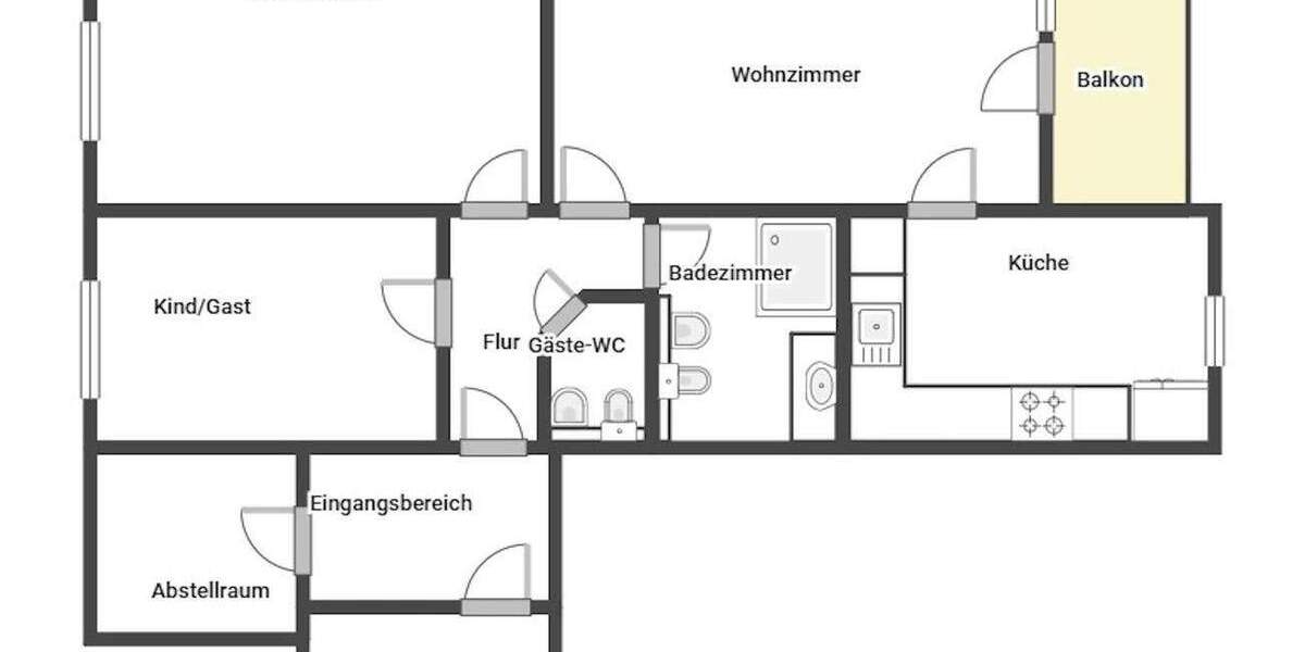 Etagenwohnung Frankfurt am Main Bornheim - 3 Zimmer, 93 m&sup2;, 610.000&euro; | Angebot:25797731