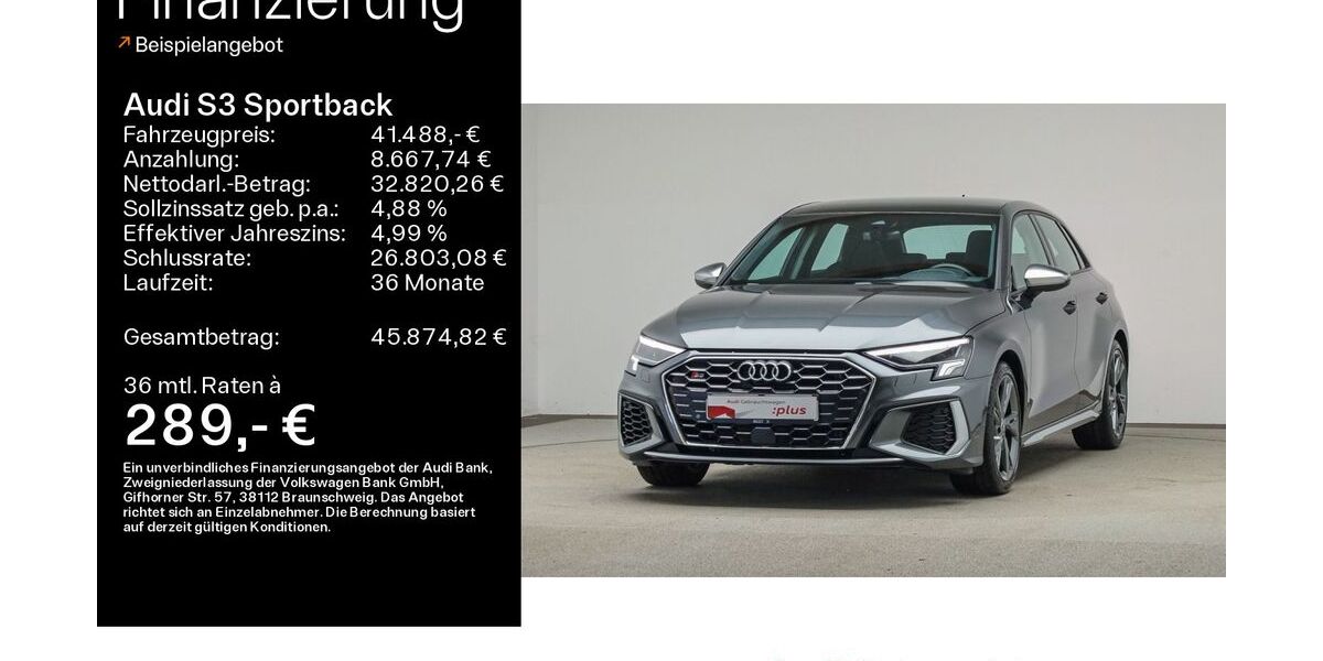 Audi S3 12.600 km 41.488 &euro; Mühlheim 63165