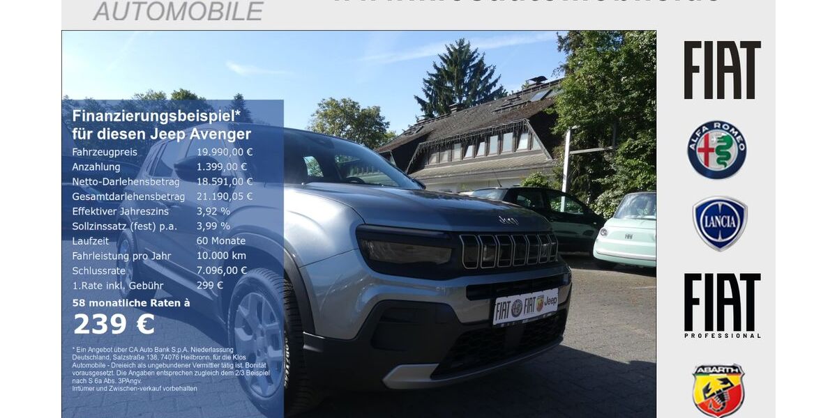 Jeep Avenger 10.923 km 19.490 &euro; Dreieich 63303