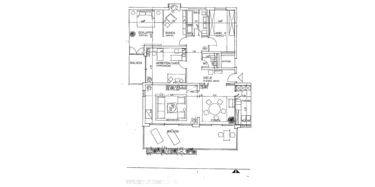 Erdgeschoßwohnung Frankfurt am Main Bergen-Enkheim - 4 Zimmer, 152 m&sup2;, 1.980&euro; | Angebot:23398170