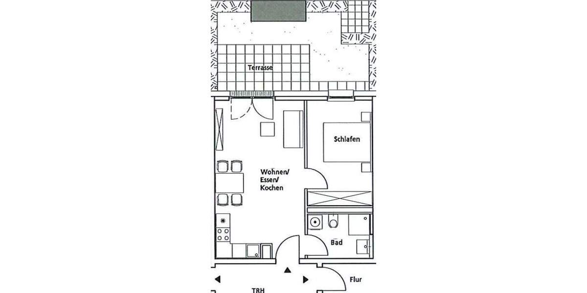 Etagenwohnung Frankfurt am Main Gallus - 2 Zimmer, 49 m&sup2;, 339.000&euro; | Angebot:25663770