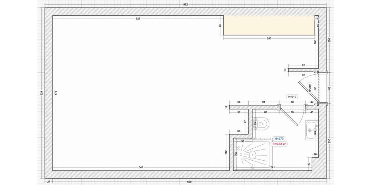 Erdgeschoßwohnung Hösbach - 1 Zimmer, 37 m&sup2;, 600&euro; | Angebot:27577760