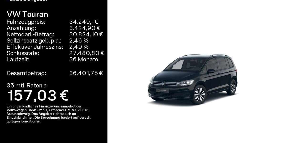 VW Touran 25.200 km 34.249 &euro; Linsengericht 63589