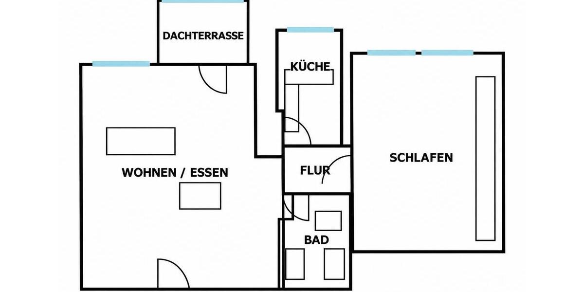 Dachgeschoßwohnung Frankfurt am Main Bergen-Enkheim - 2 Zimmer, 50 m&sup2;, 1.050&euro; | Angebot:27630713