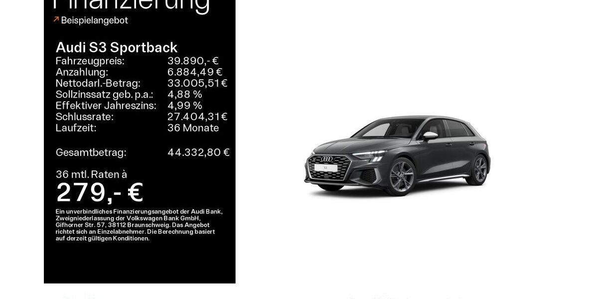 Audi S3 16.500 km 39.890 &euro; Oberursel 61440
