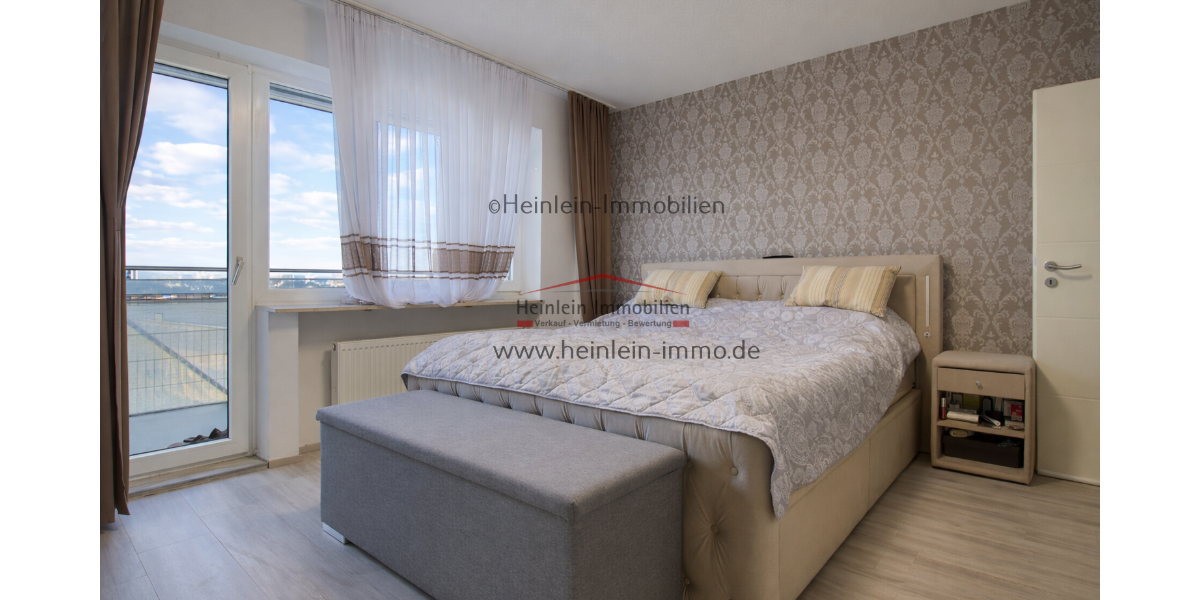3 ZKBB* Fernsicht* 2xBalkon Süd & Ost* frei nach Vereinb.* Aufzug* Fernsicht* 2xStellplatz* Offenbach - Etagenwohnung Offenbach Hafen | Angebot:26090898