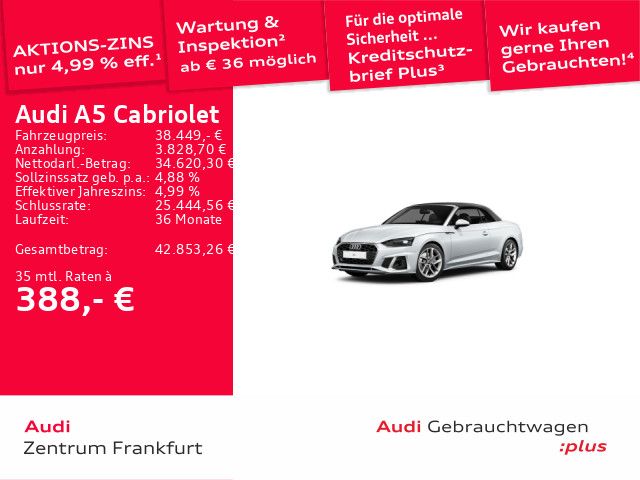 Audi A5 45.704 km 38.449 &euro; Frankfurt am Main 60314