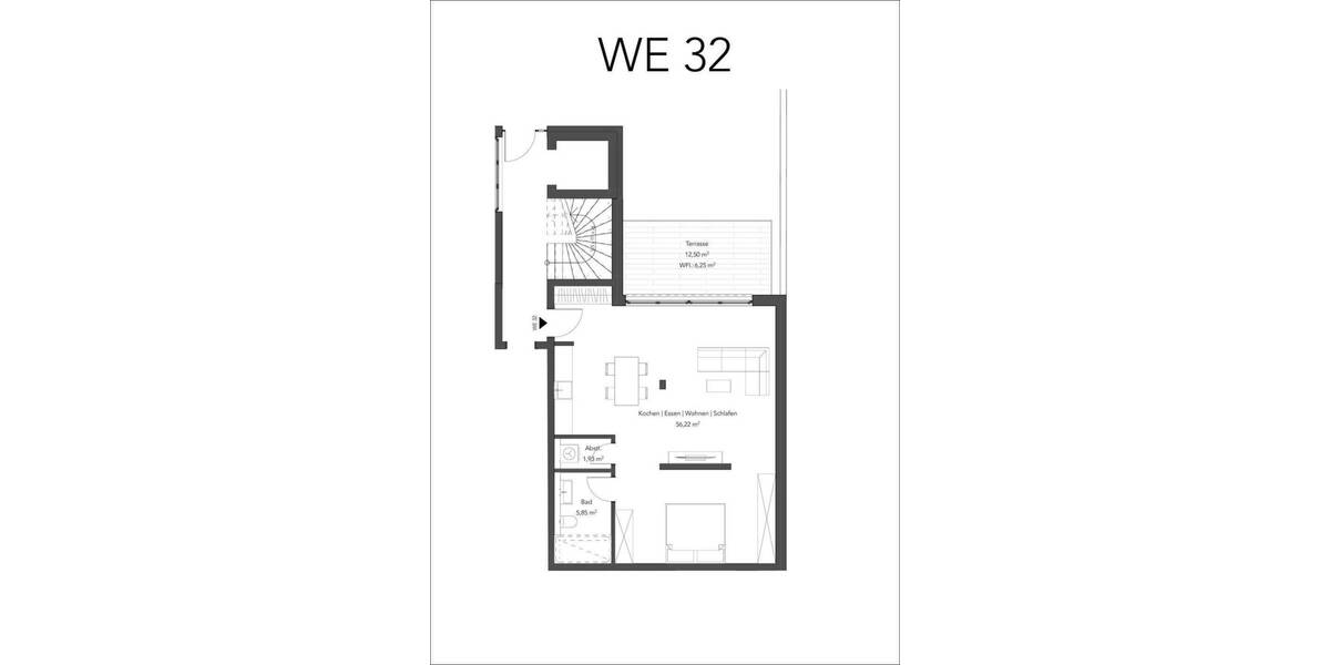 Etagenwohnung Aschaffenburg Innenstadt - 2 Zimmer, 71 m&sup2;, 379.900&euro; | Angebot:25705945
