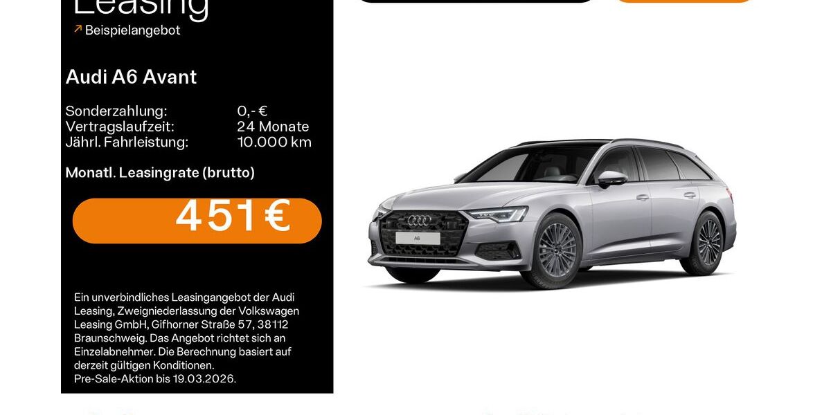 Audi A6 29.400 km 49.359 &euro; Hanau 63452