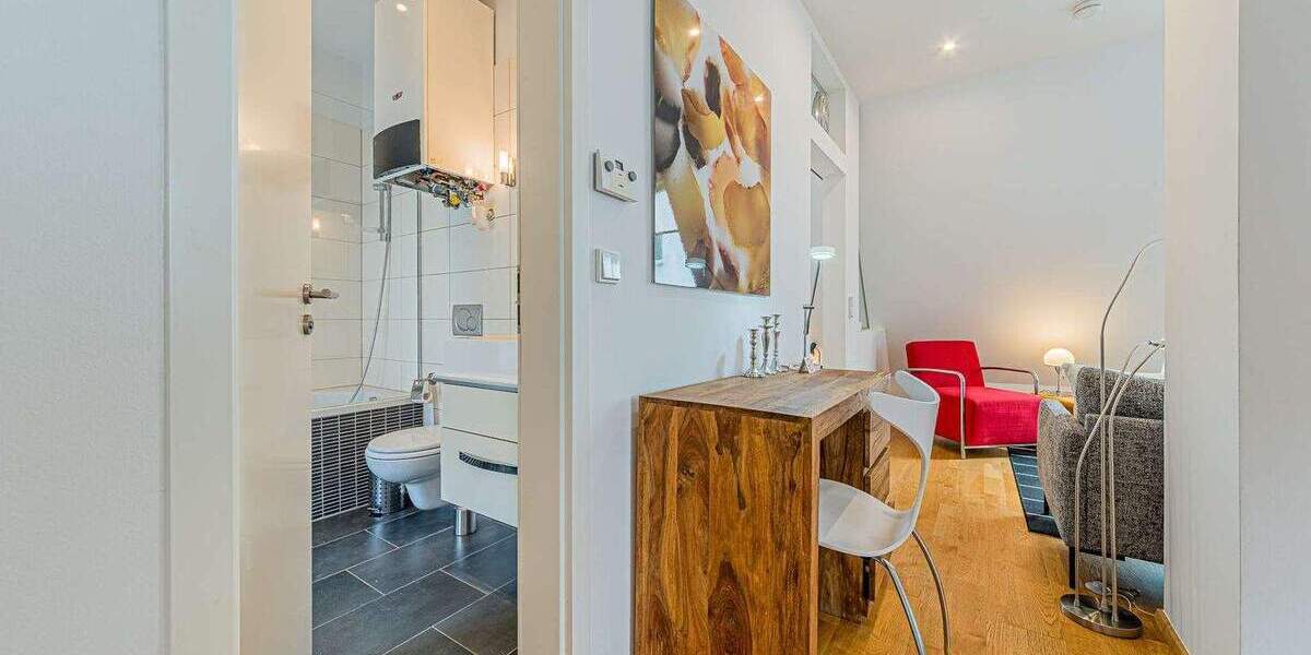 Etagenwohnung Frankfurt am Main Ostend - 2 Zimmer, 42 m&sup2;, 1.590&euro; | Angebot:25661922