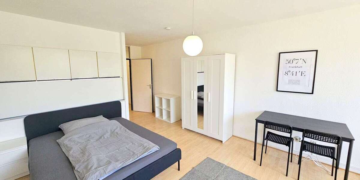 Etagenwohnung Frankfurt Nied - 1 Zimmer, 32 m&sup2;, 1.050&euro; | Angebot:26617277