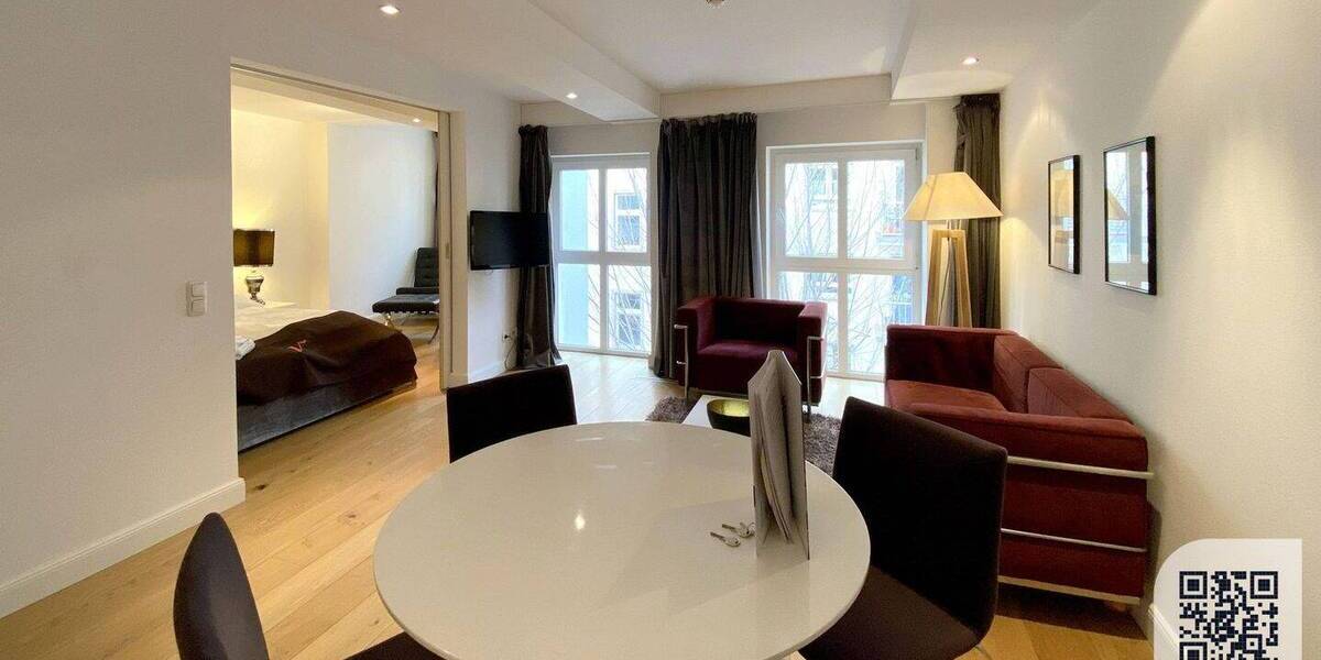 Etagenwohnung Frankfurt am Main Sachsenhausen - 2 Zimmer, 42 m&sup2;, 1.867&euro; | Angebot:25752798