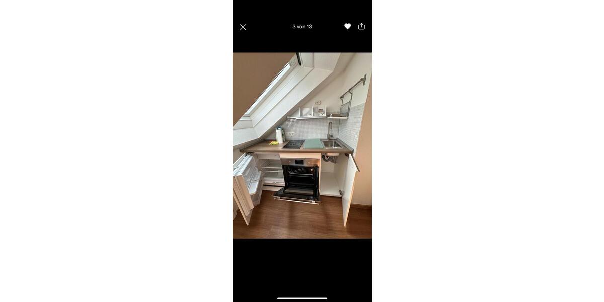 Dachgeschoßwohnung Gelnhausen - 1 Zimmer, 27 m&sup2;, 390&euro; | Angebot:25811021