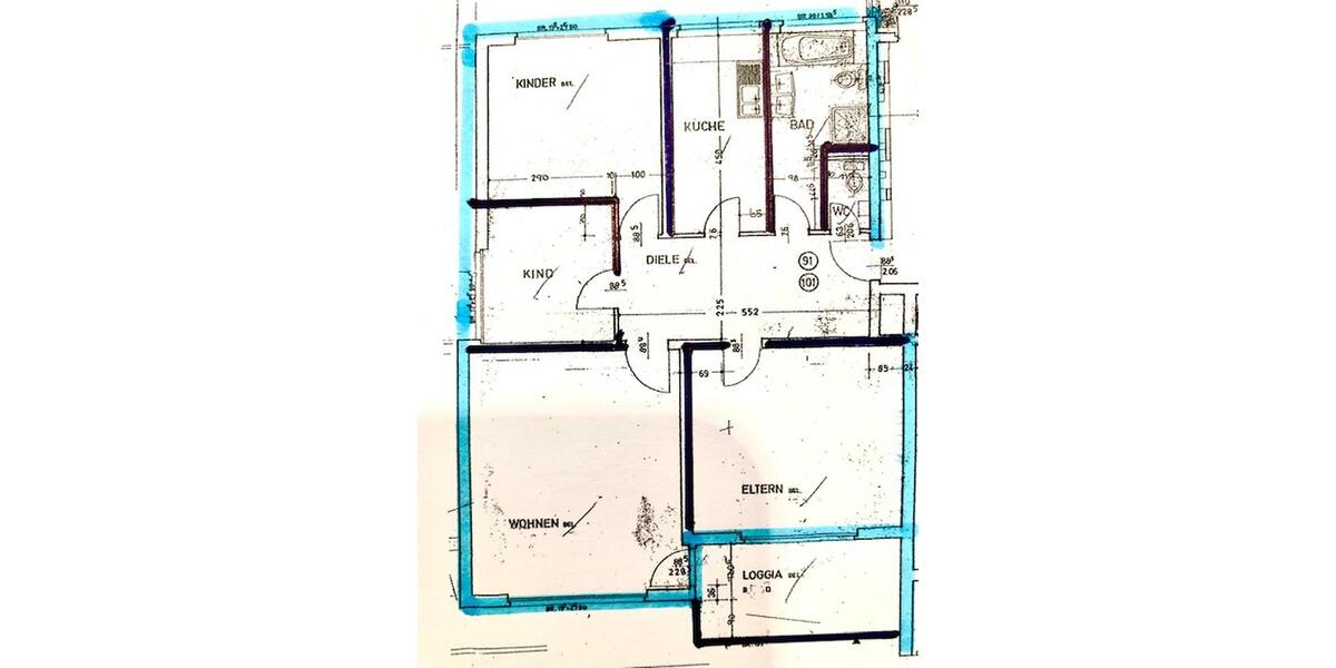 Etagenwohnung Bad Homburg vor der Höhe Gonzenheim - 4 Zimmer, 106 m&sup2;, 1.600&euro; | Angebot:26006745
