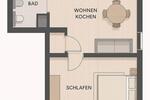 Etagenwohnung Dieburg - 2 Zimmer, 45 m&sup2;, 169.000&euro; | Angebot:26958577