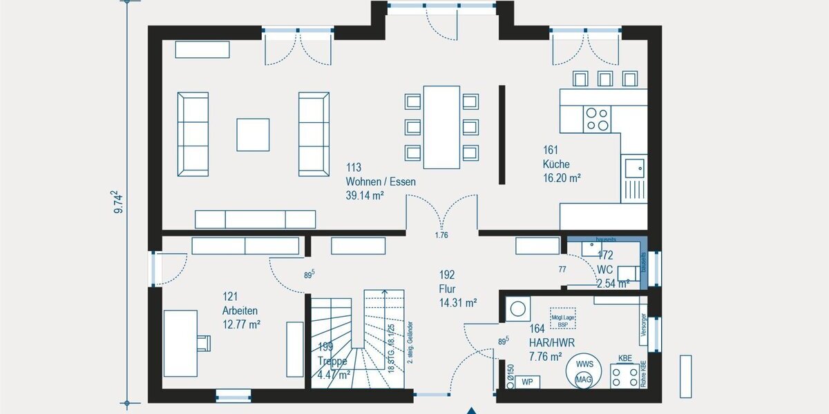 Individuelles Einfamilienhausprojekt in Friedrichsdorf - maßgeschneidertes Wohnen für Ihre Familie - Einfamilienhaus Friedrichsdorf Dillingen | Angebot:27482702