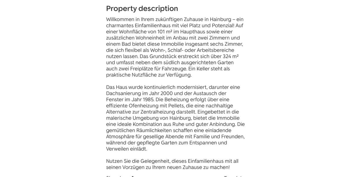 Einfamilienhaus Hainburg - 370.000&euro; | Angebot:26818686