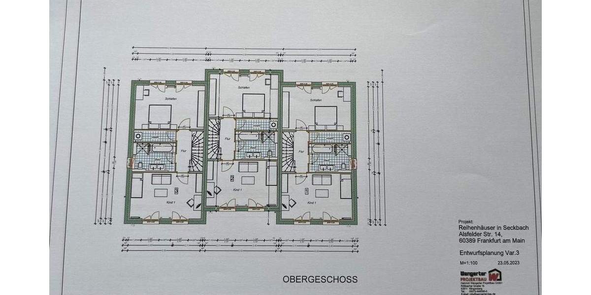 Reihenendhaus Frankfurt -Seckbach Seckbach - 5 Zimmer, 157 m&sup2;, 995.000&euro; | Angebot:25672730