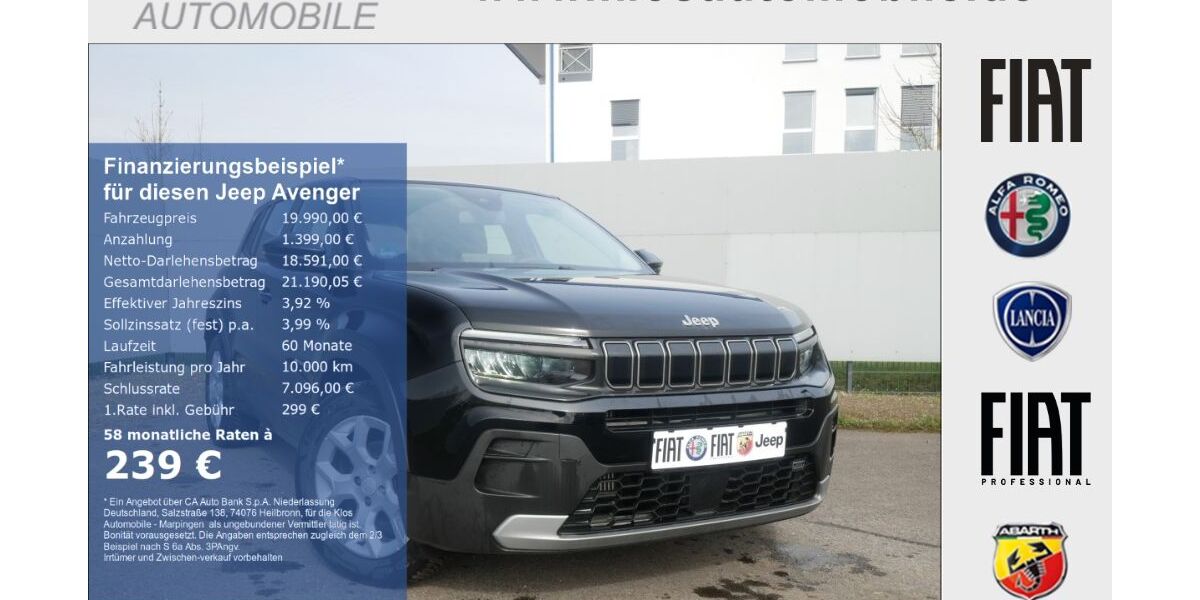 Jeep Avenger 16.930 km 19.990 &euro; Dreieich 63303