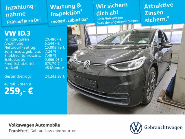 VW ID.3 67.205 km 20.480 &euro; Frankfurt 60326