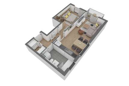 Wohnung Offenbach am Main Bürgel - 2 Zimmer, 50 m&sup2;, 273.020&euro; | Angebot:26835201