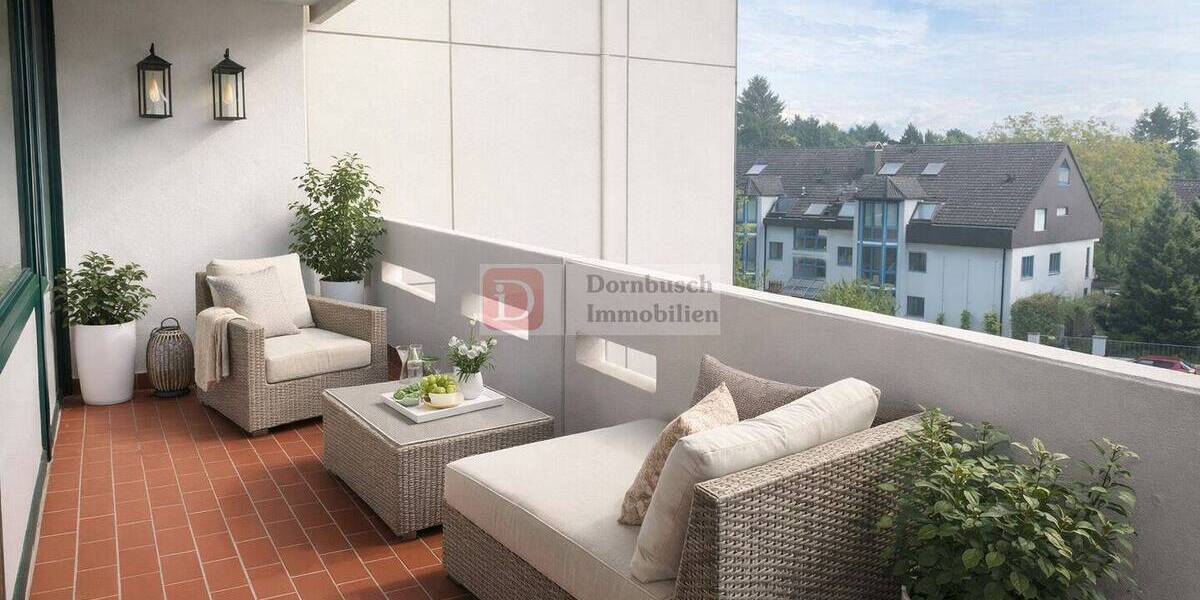 Etagenwohnung Frankfurt am Main Oberrad - 3 Zimmer, 87 m&sup2;, 329.000&euro; | Angebot:26066362