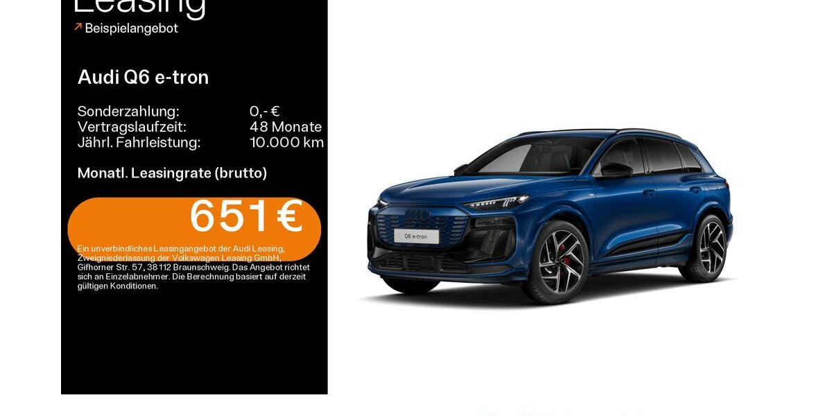 Audi Q6 e-tron 18.300 km 65.619 &euro; Linsengericht 63589