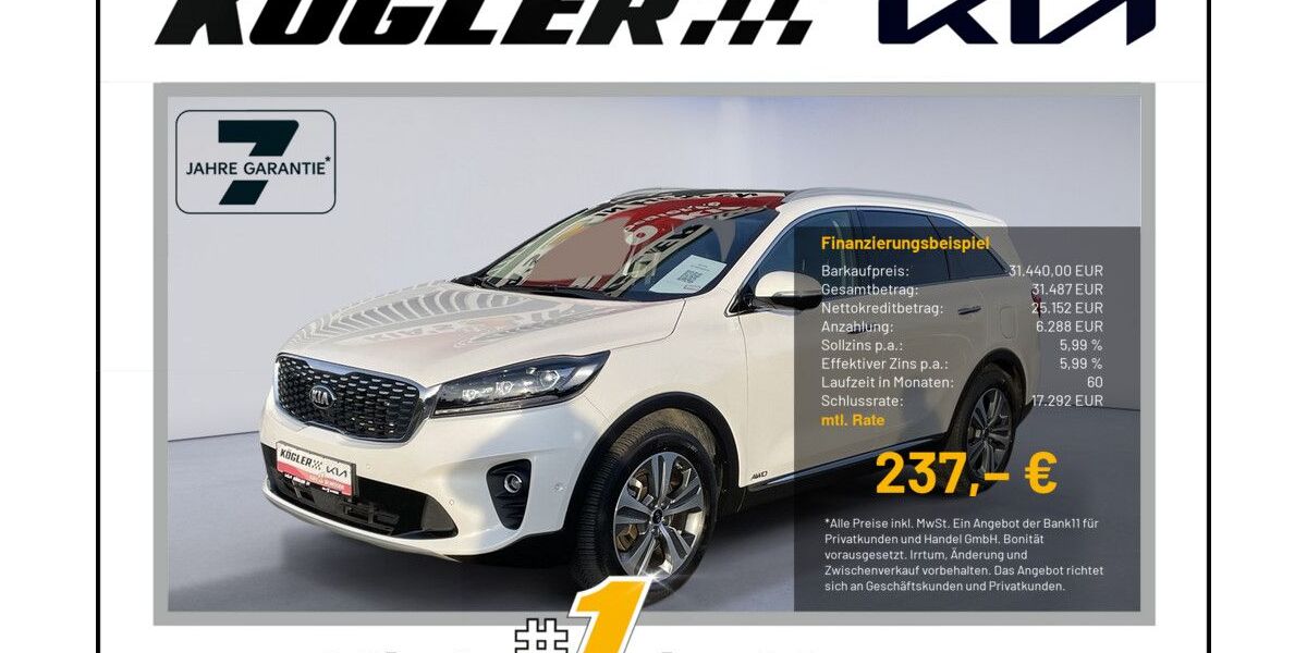 Kia Sorento 50.330 km 31.440 &euro; Rosbach | Frankfurt Nord 61191