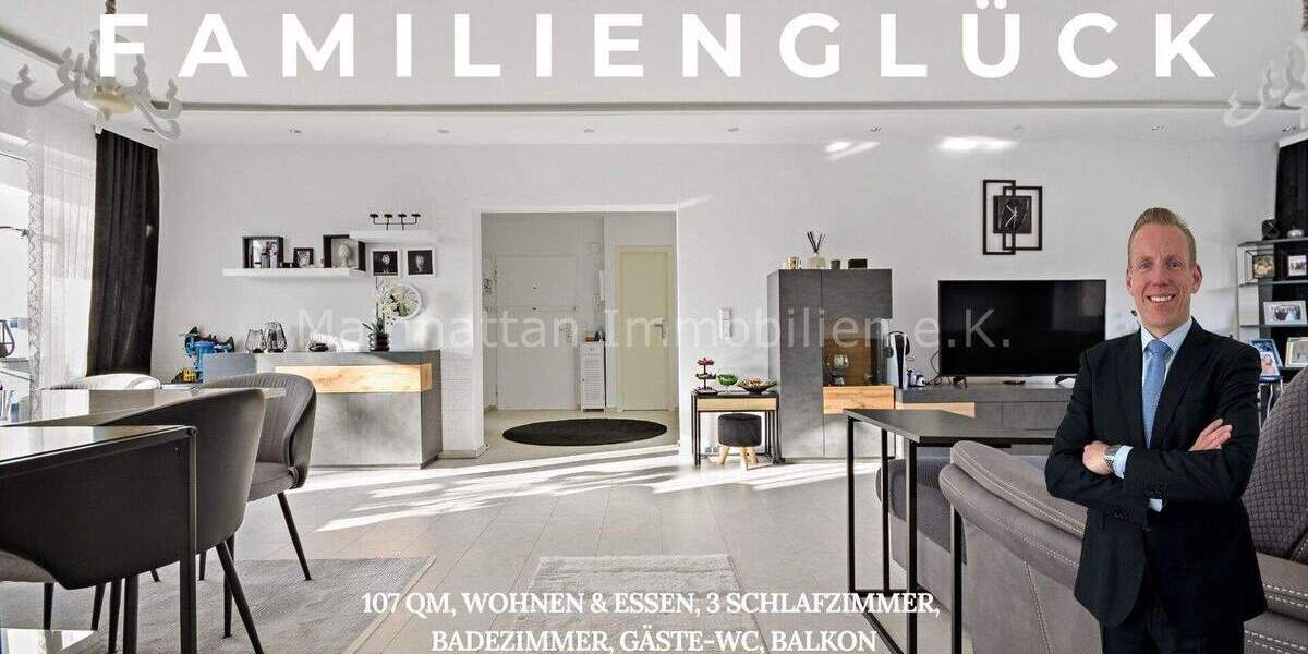 Etagenwohnung Frankfurt am Main Sossenheim - 4 Zimmer, 107 m&sup2;, 440.000&euro; | Angebot:25697918