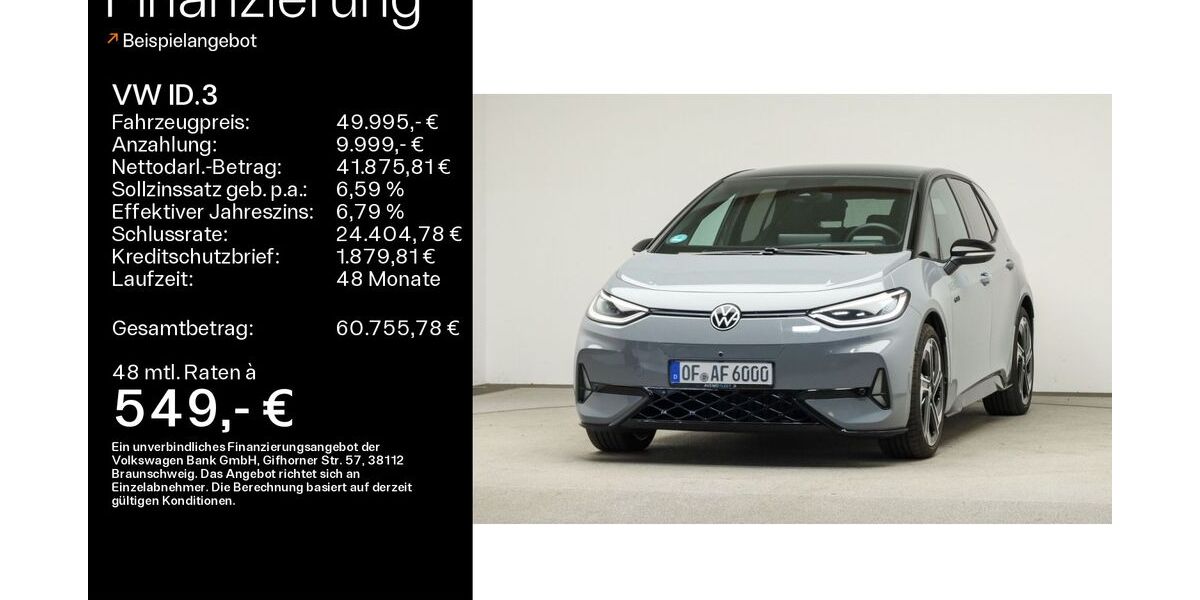 VW ID.3 7.500 km 49.995 &euro; Mühlheim 63165