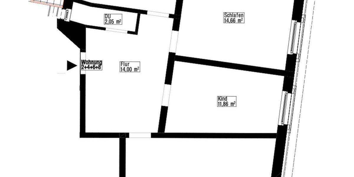 Etagenwohnung Frankfurt am Main Sachsenhausen - 3 Zimmer, 72 m&sup2;, 1.580&euro; | Angebot:26026651