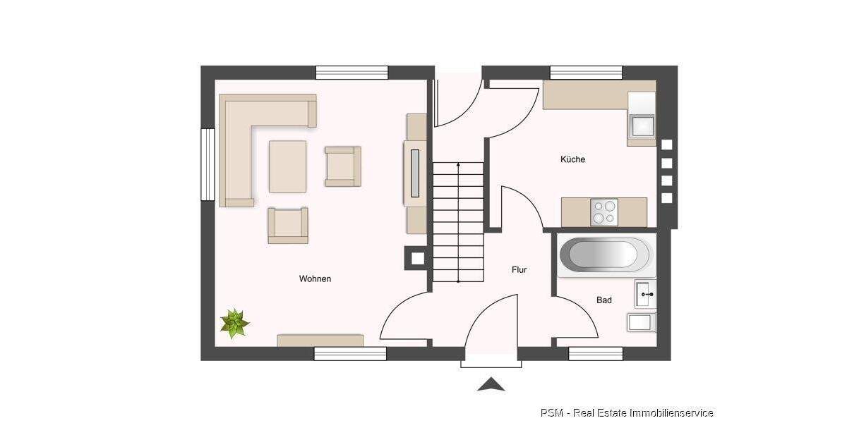 Reihenendhaus Frankfurt am Main / Frankfurter Berg Frankfurter Berg - 3 Zimmer, 70 m&sup2;, 549.000&euro; | Angebot:25678834