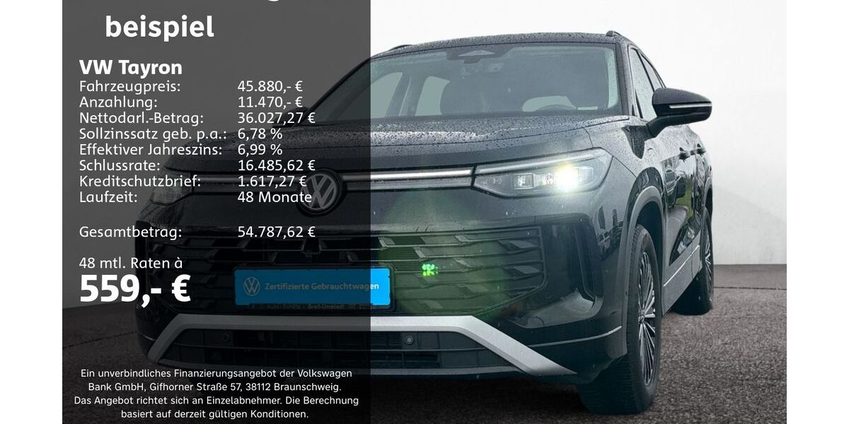 VW Tayron 5.711 km 45.880 &euro; Groß-Umstadt 64823