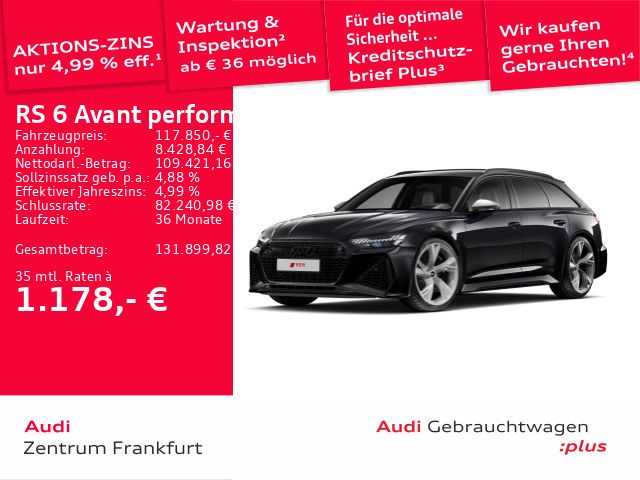 Audi RS6 18.487 km 117.850 &euro; Frankfurt am Main 60314